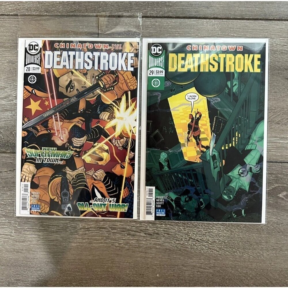 Deathstroke Chinatown #28 #29 DC Comics Universe VG